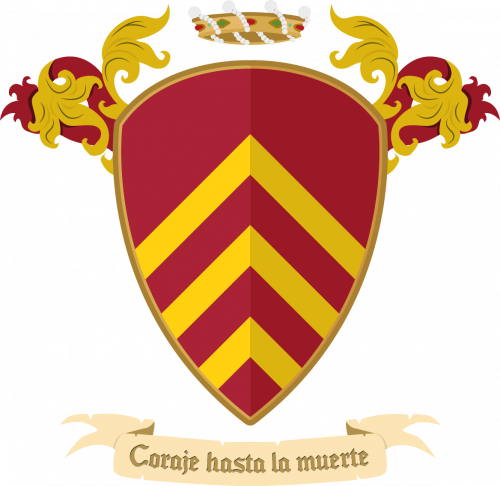 Escudo y lema de la Casa Ufforil